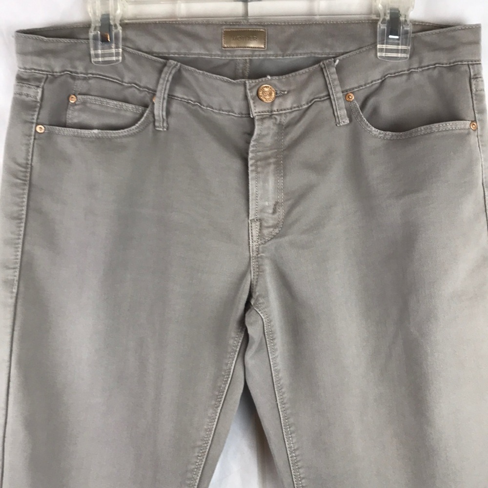 Mother Runaway Deluxe Twill khaki pants